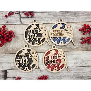 Personalized Animated COLOR Guard Ornaments Custom Christmas Gift